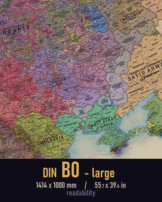 Europe 1444 map - B0