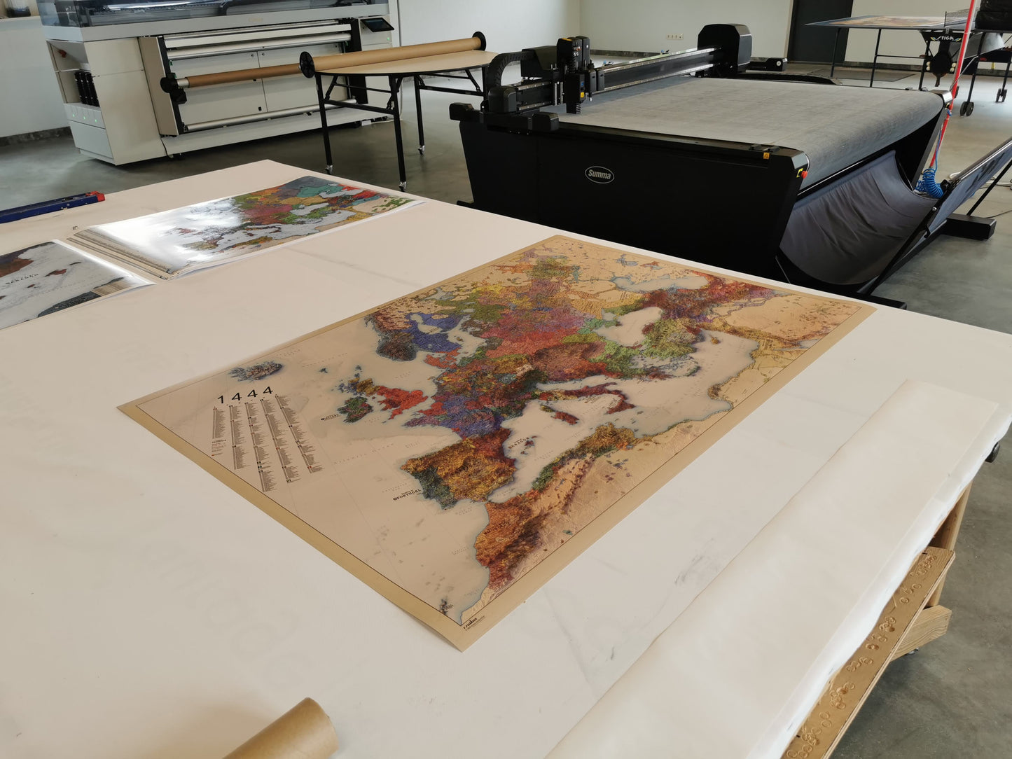 Europe 1444 map - A0