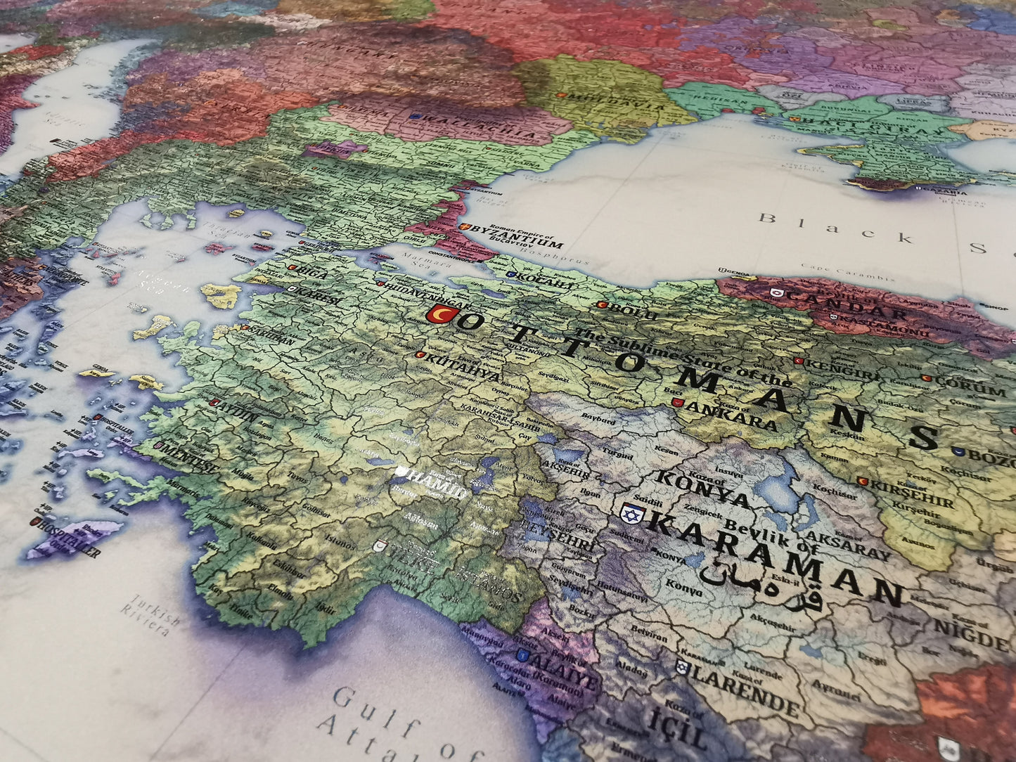 Europe 1444 map - A0