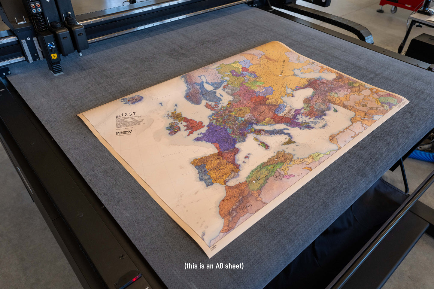 Europe 1337 map - A0