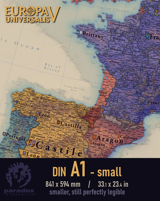 Europe 1337 map - A1