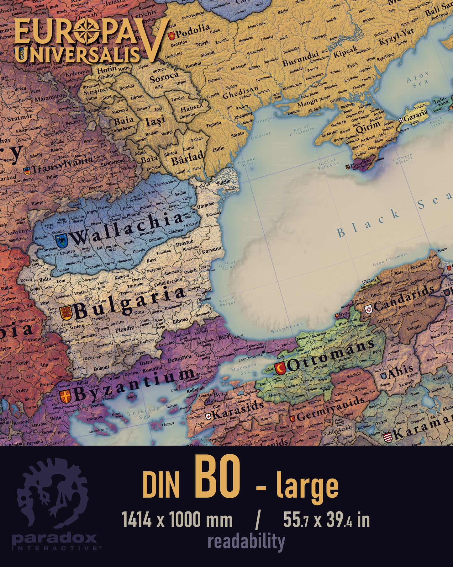 Europe 1337 map - B0