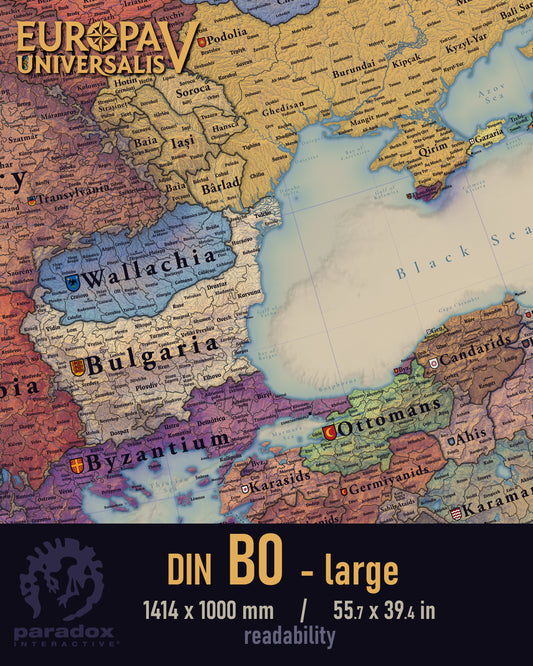 Europe 1337 map - B0